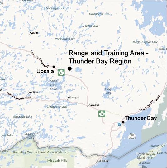 Map depicting the location of the project, as described in the current document.