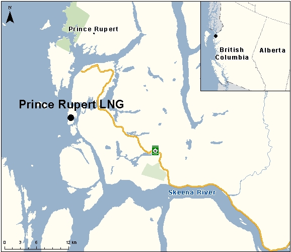 Map depicting the location of the project, as described in the current document.