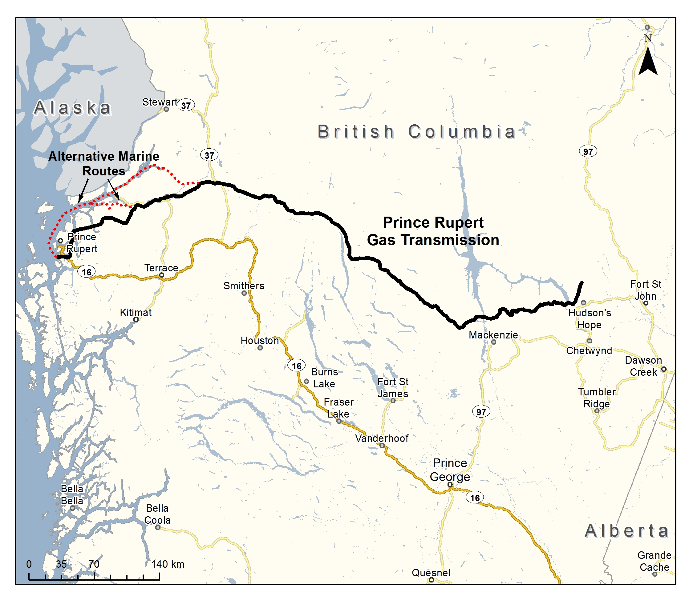 Map depicting the location of the project, as described in the current document.