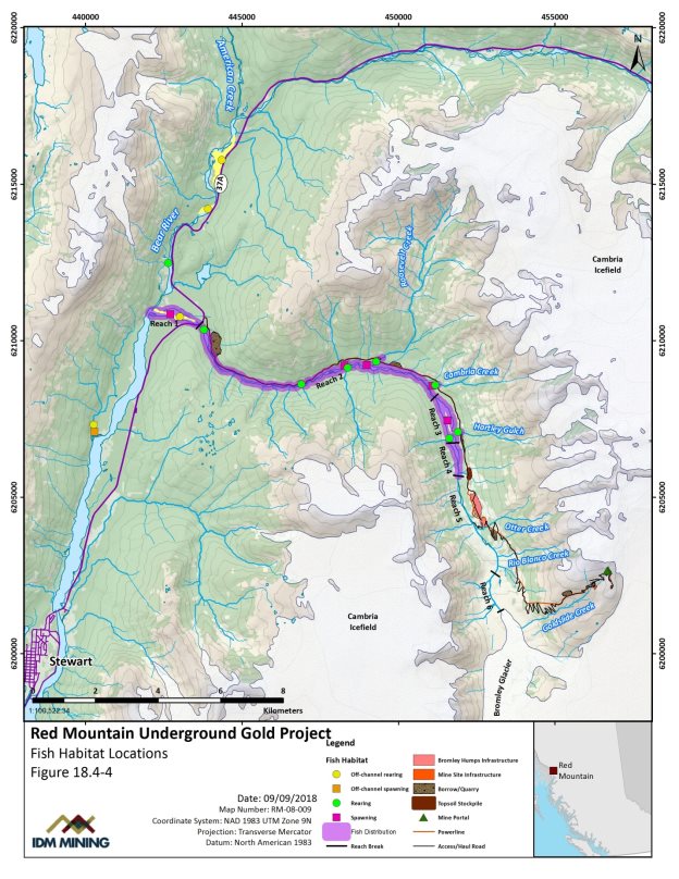 Figure 4: Fish Habitat Locations