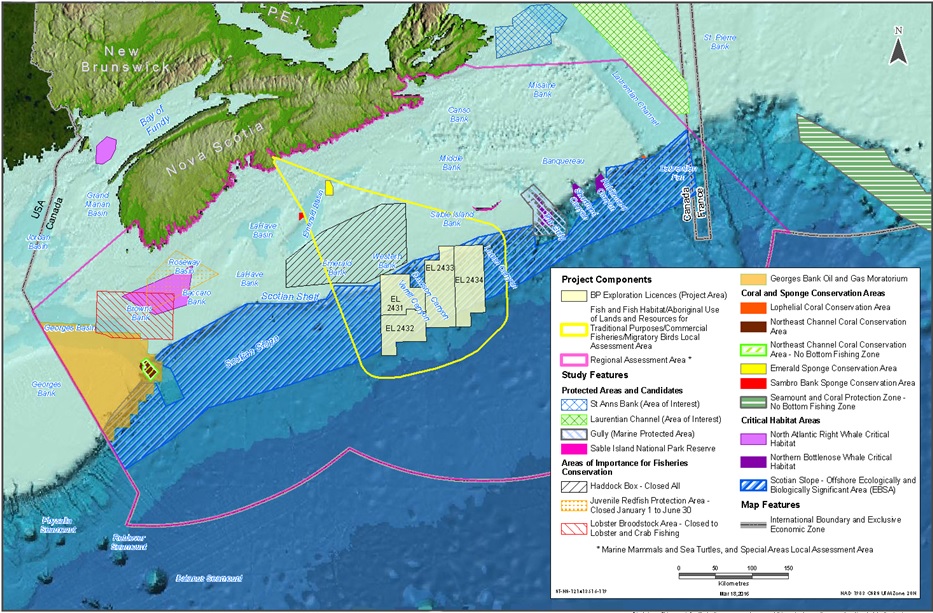Figure 1: Environmental Assessment Spatial Boundaries and Environmental Features