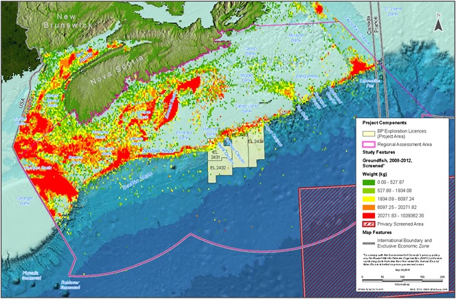 Figure 4: Groundfish Landings, All Gear Types, 2008-2012