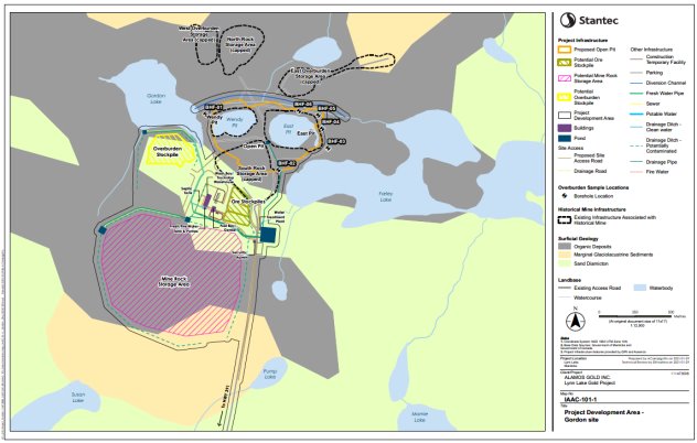 Figure 2 Project Components at the Gordon Site